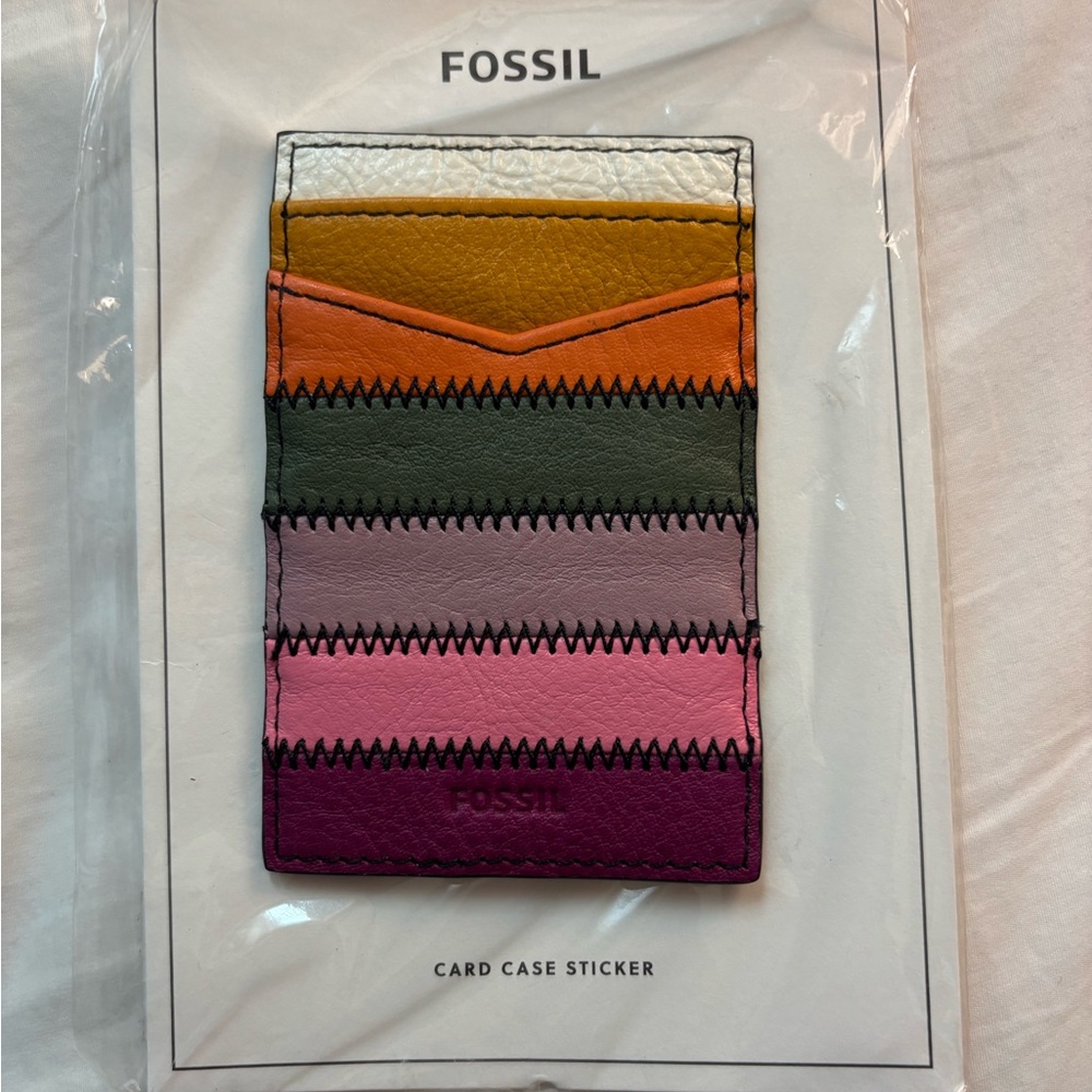 Fossil Multicolor Card Case Sticker for phone